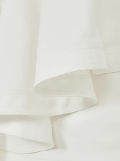 Cotton Tiered Ruffle Mini Dress in Ivory Women | Reiss
