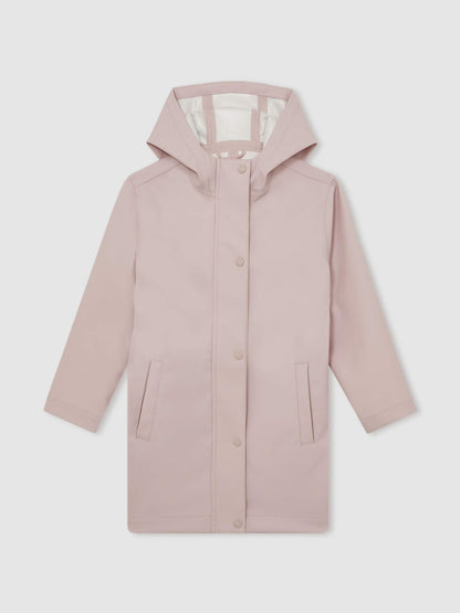 Hooded Rain Jacket in Pink Children & Baby | Reiss