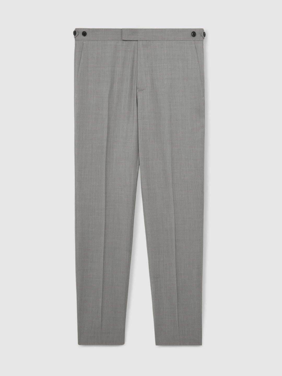 Slim-Fit Wool Suit Trousers in Mid Grey Men | Reiss