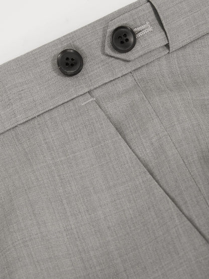 Slim-Fit Wool Suit Trousers in Mid Grey Men | Reiss