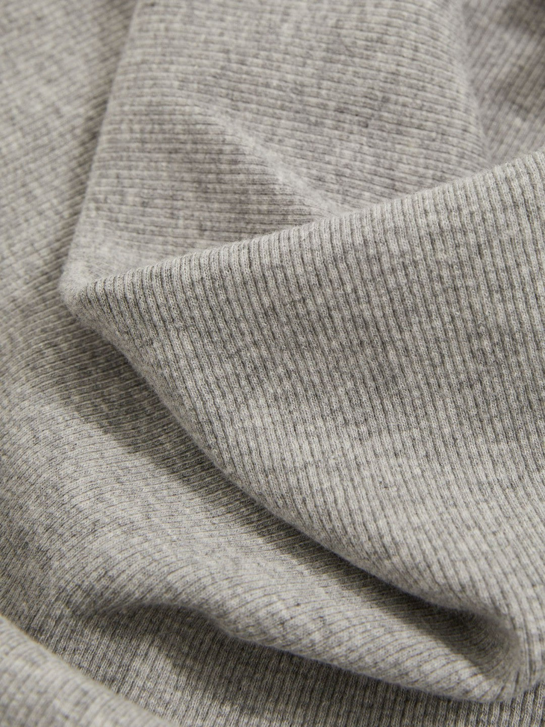 Ribbed Cowl-Neck Vest in Grey Marl Women | Reiss