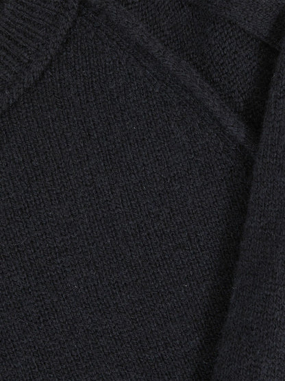 9-13 yrs Wool-Cashmere Reverse-Seam Jumper in Navy Children & Baby | Reiss
