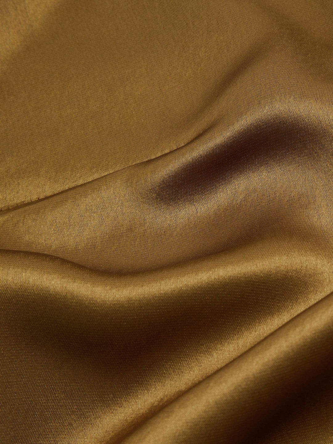 Acler Draped Satin Mini Dress in Gold Moss Women | Reiss
