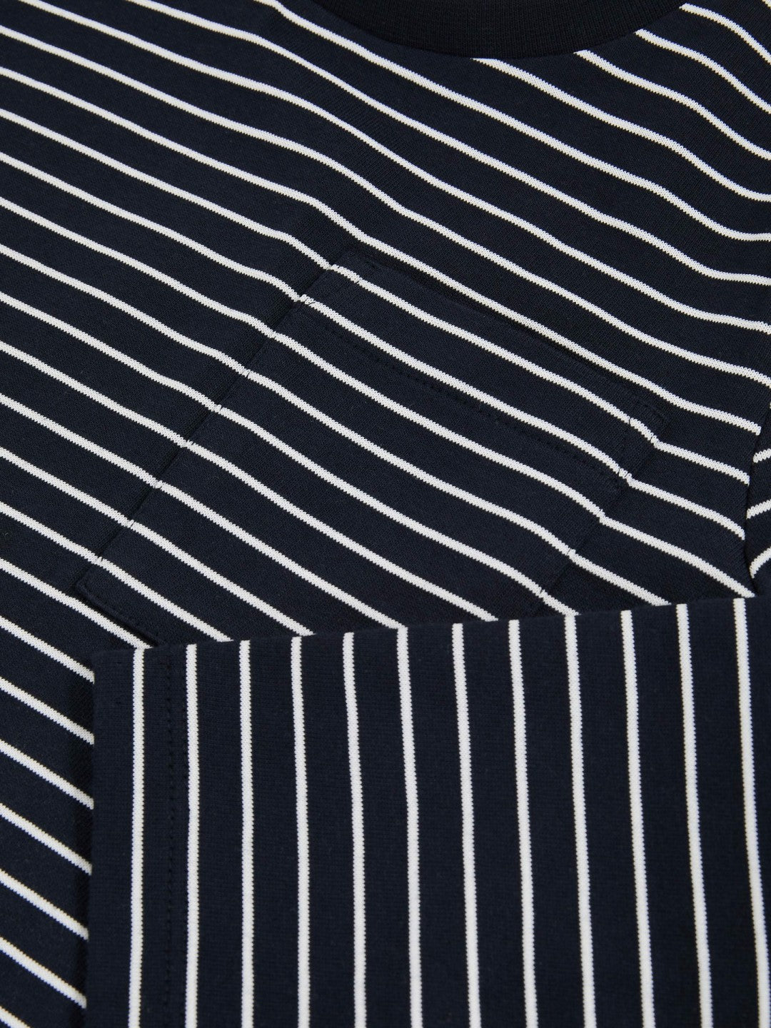 4-9 yrs Stretch-Cotton Stripe T-Shirt in Navy/White Children & Baby | Reiss