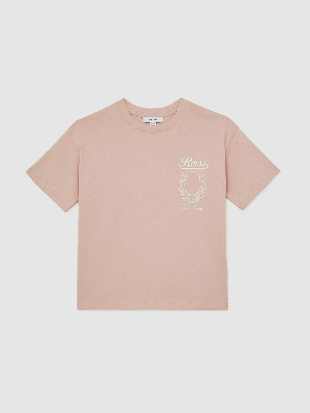 Cotton Pony Club Print T-Shirt in Pink Children & Baby | Reiss