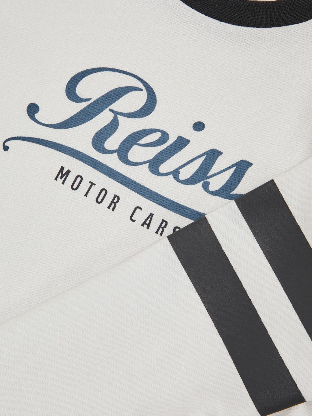 13-14 yrs Cotton Motor Cars Logo T-Shirt in White/Blue Children & Baby | Reiss