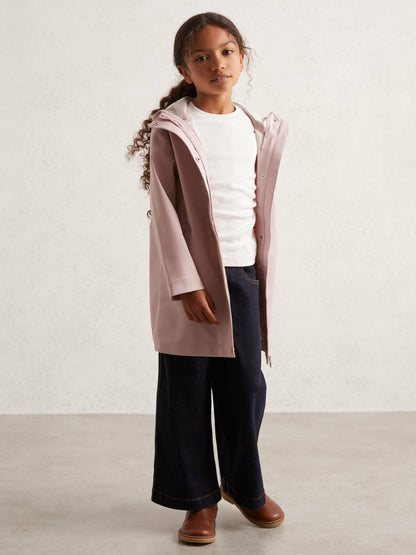 Hooded Rain Jacket in Pink Children & Baby | Reiss