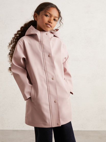 Hooded Rain Jacket in Pink Children & Baby | Reiss