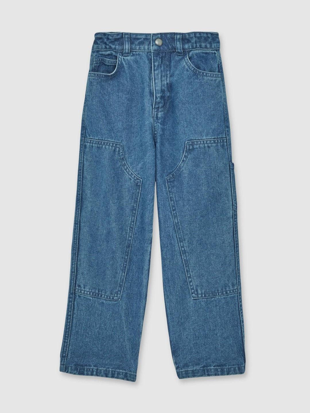 13-14 yrs Straight-Leg Carpenter Jeans in Mid Blue Children & Baby | Reiss