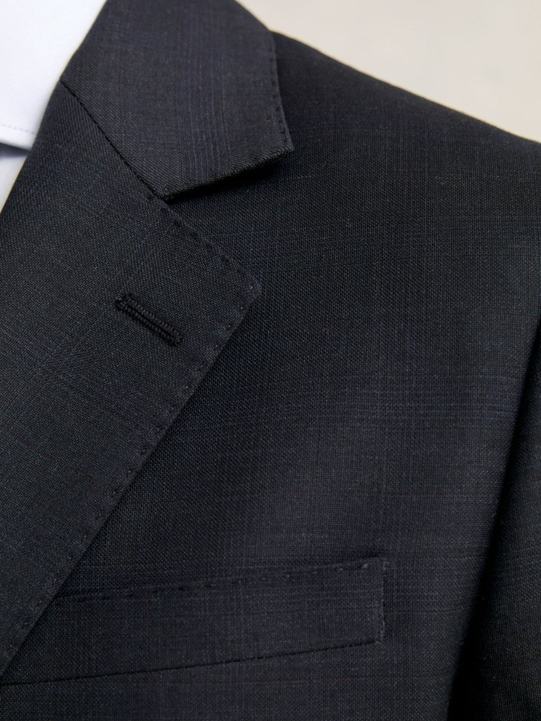 Slim-Fit Wool Single Breasted Check Suit Blazer in Navy Men | Reiss