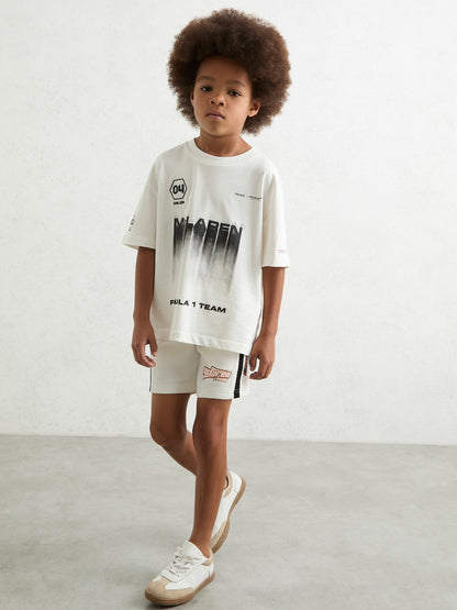 9-13 yrs McLaren F1 Team British GP T-Shirt Unisex Fit in White Children & Baby | Reiss