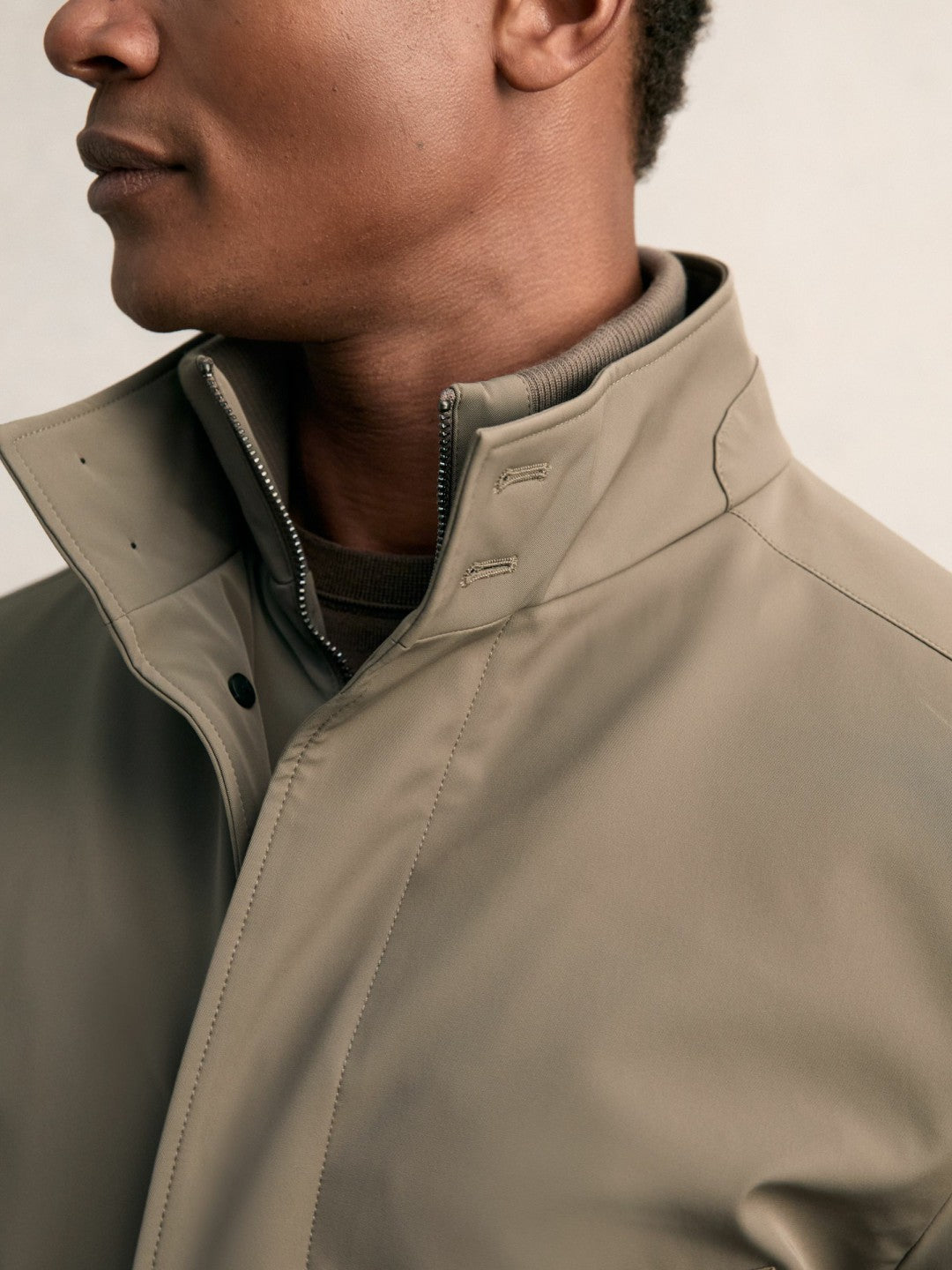 Hybrid Removable-Gilet Overcoat in Mushroom Brown Men | Reiss