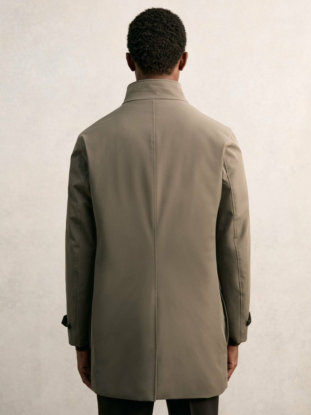 Hybrid Removable-Gilet Overcoat in Mushroom Brown Men | Reiss