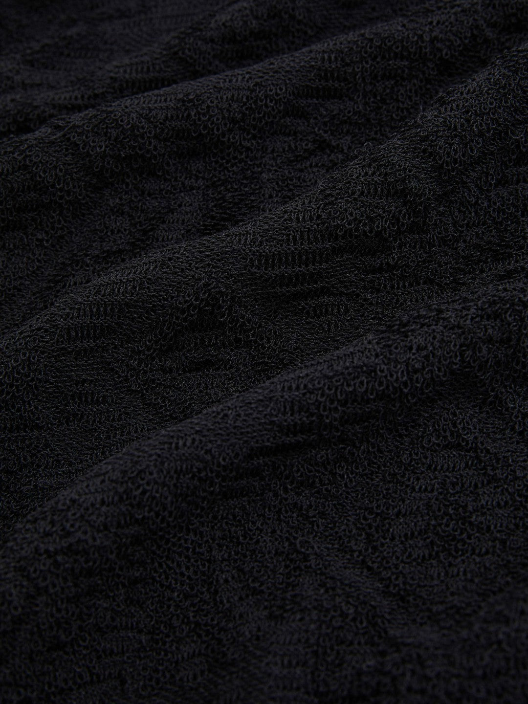 Jacquard Loop-Stitch Polo Shirt in Navy Men | Reiss