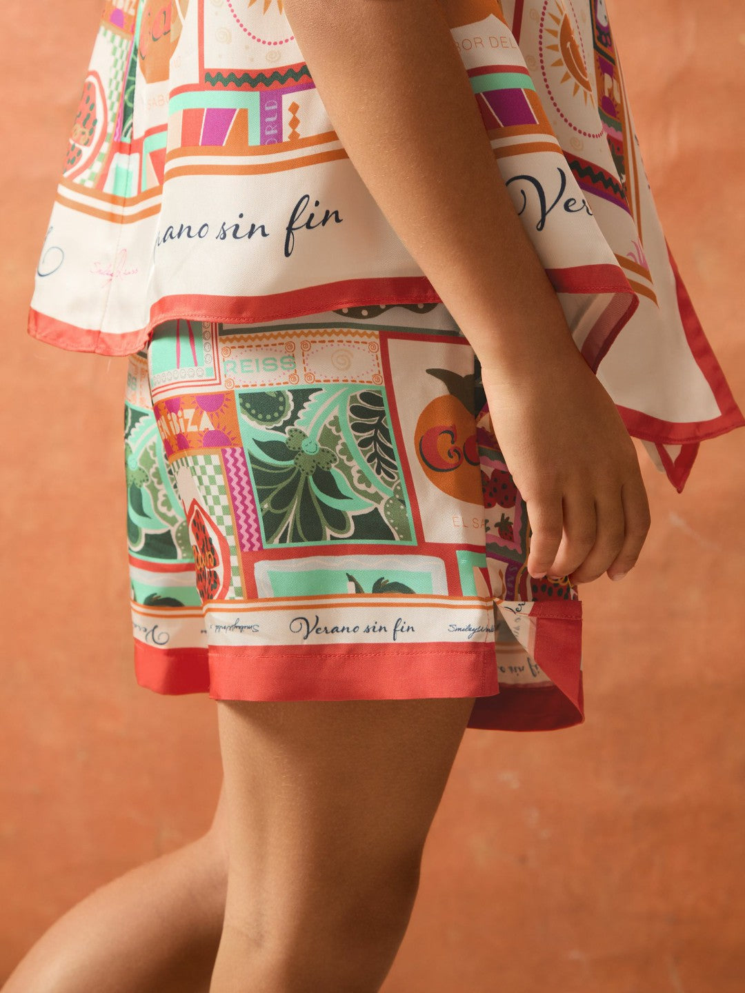 13-14 yrs SmileyWorld Motif-Print Shorts in Multi Children & Baby | Reiss