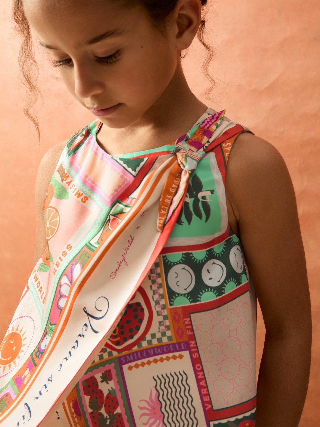 13-14 yrs SmileyWorld Motif Print Top in Multi Children & Baby | Reiss