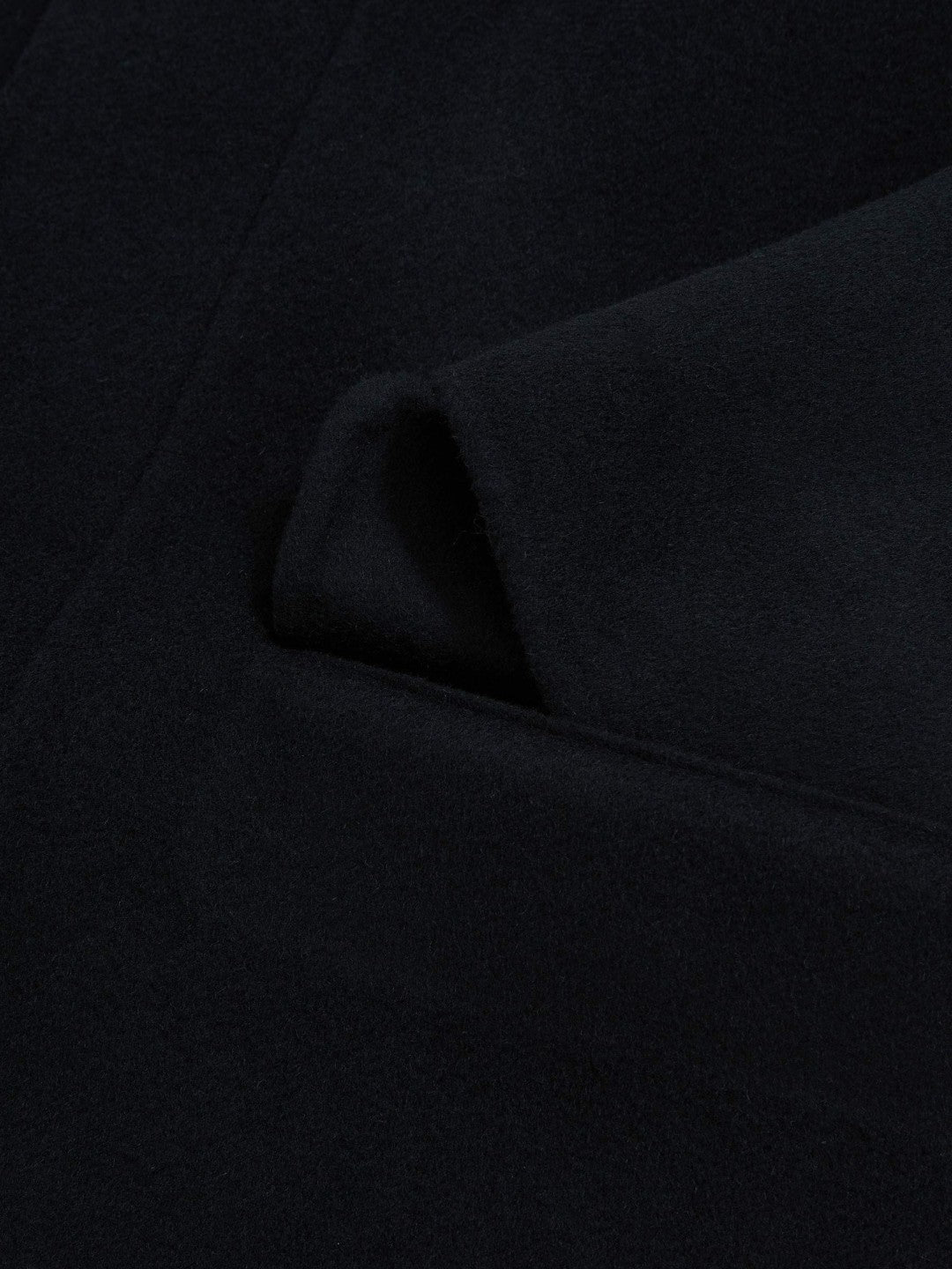 Wool Blend Double Face Button Jacket in Navy Men | Reiss