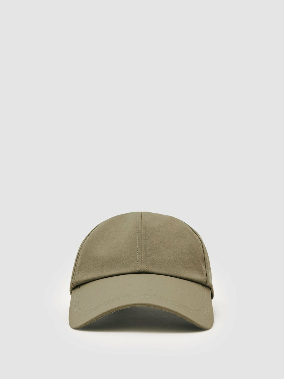 Embroidered-Logo Tech Baseball Cap in Sage Green Men | Reiss
