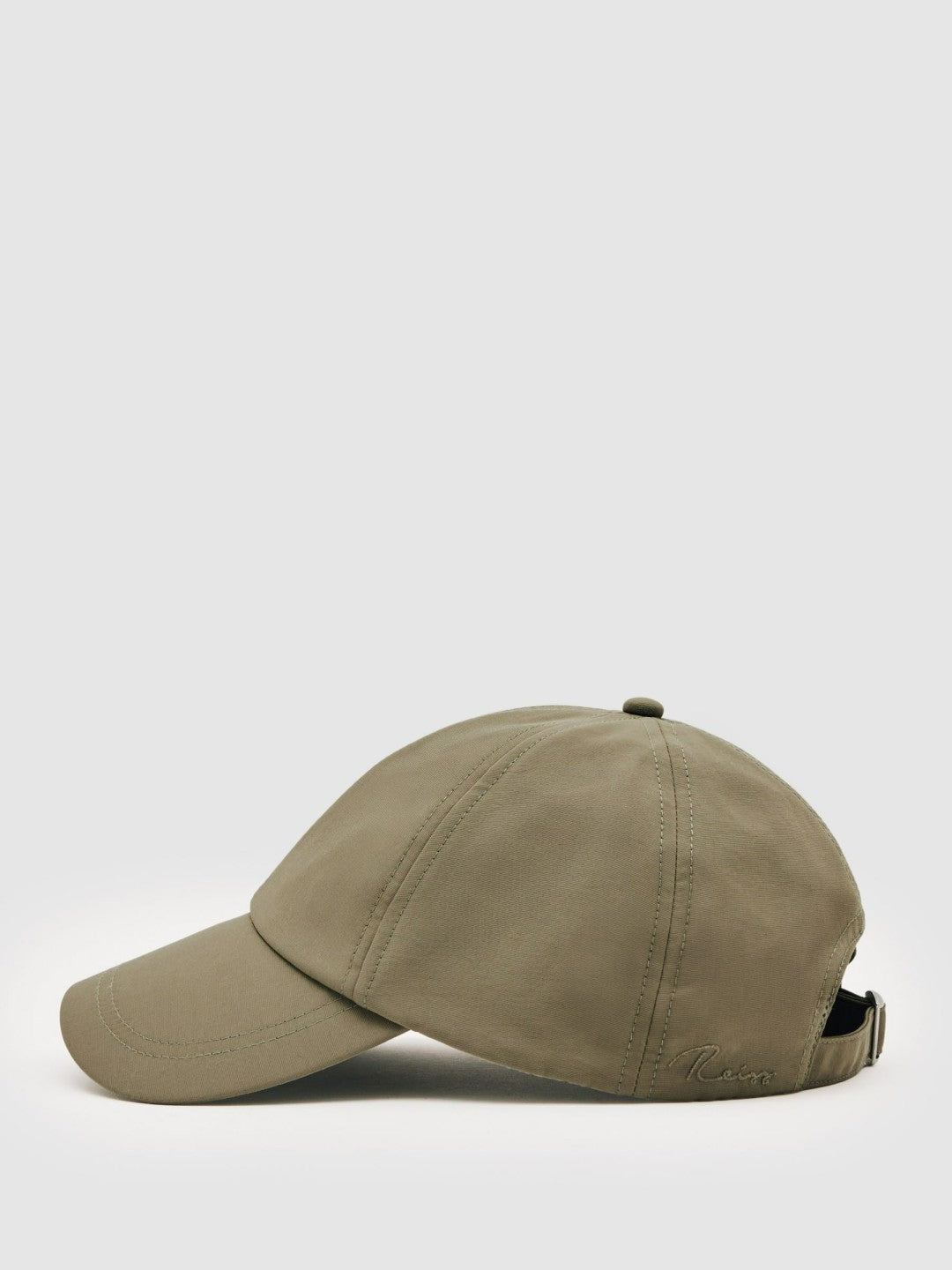 Embroidered-Logo Tech Baseball Cap in Sage Green Men | Reiss