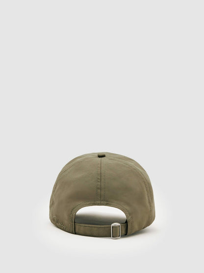 Embroidered-Logo Tech Baseball Cap in Sage Green Men | Reiss