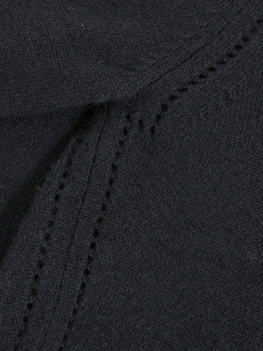 3-9 yrs Wool-Blend Open-Stitch Jumper with Cashmere in Navy Children & Baby | Reiss