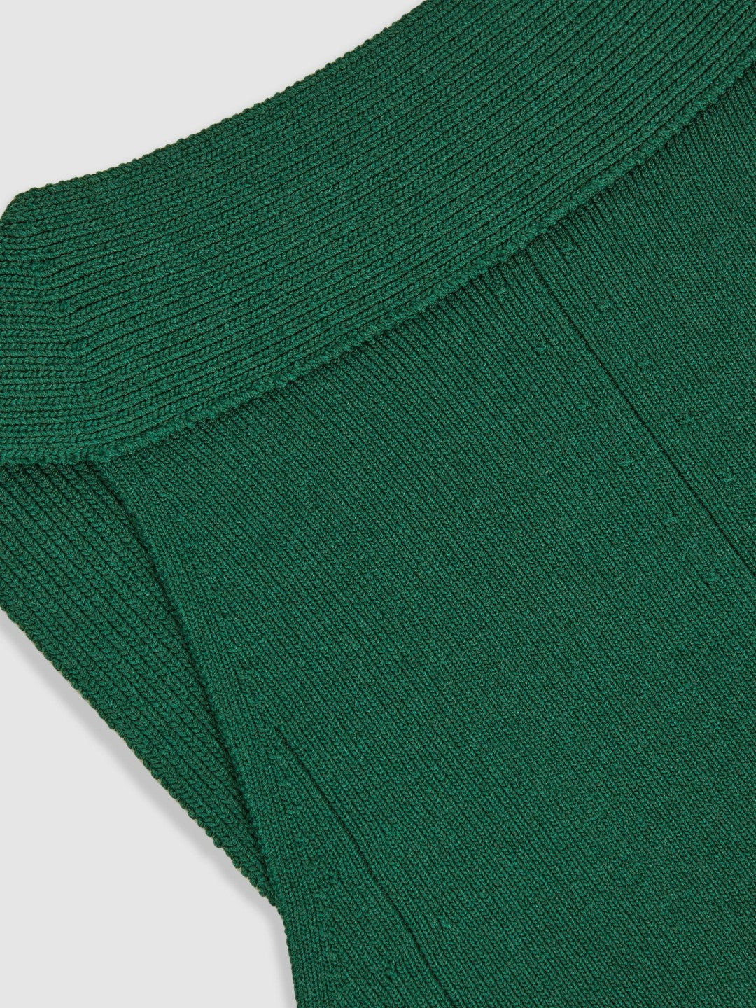 Low-Back Rib-Knit Vest in Green Women | Reiss