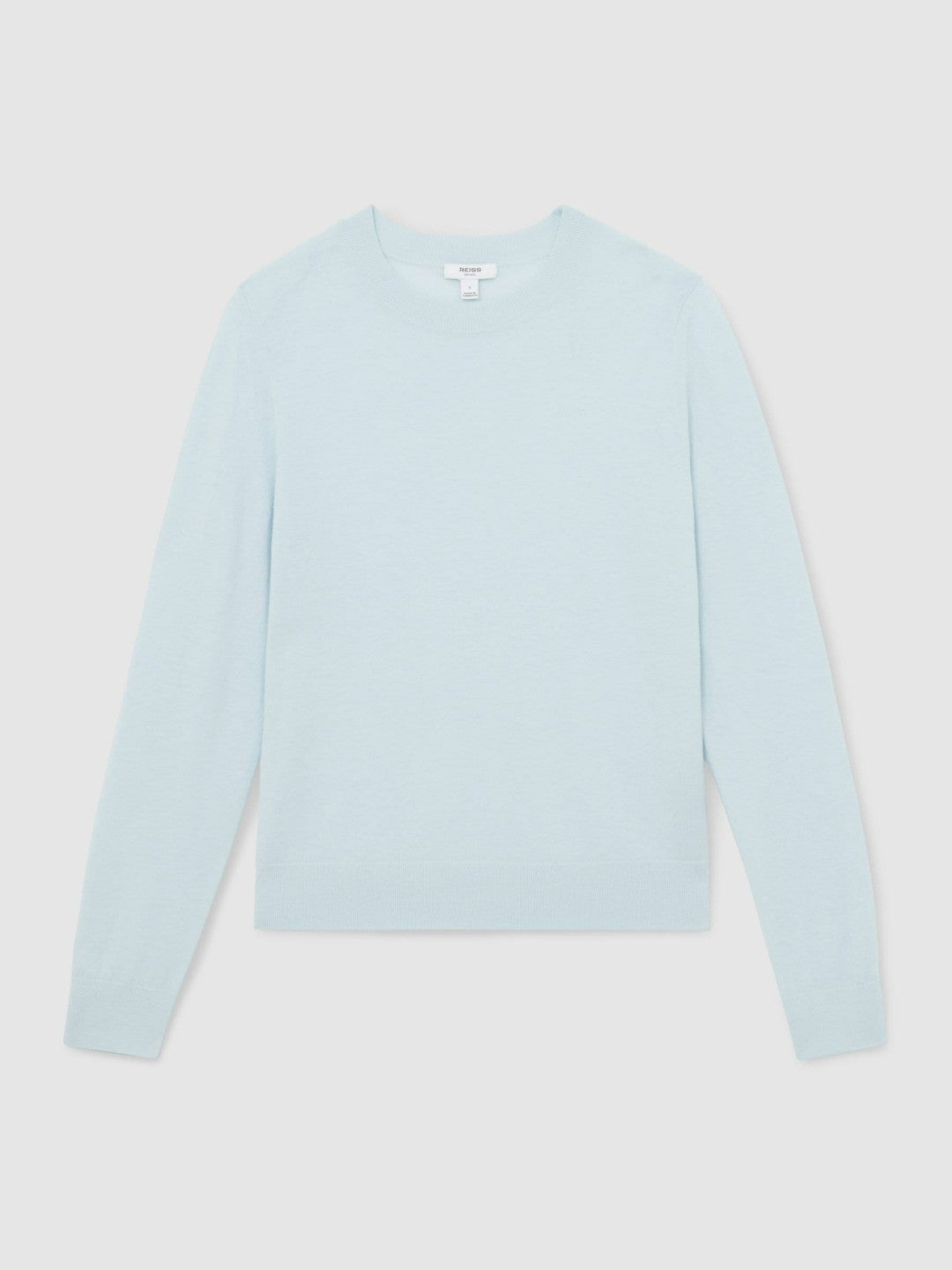 Merino Wool Crew-Neck Jumper in Blue Women | Reiss