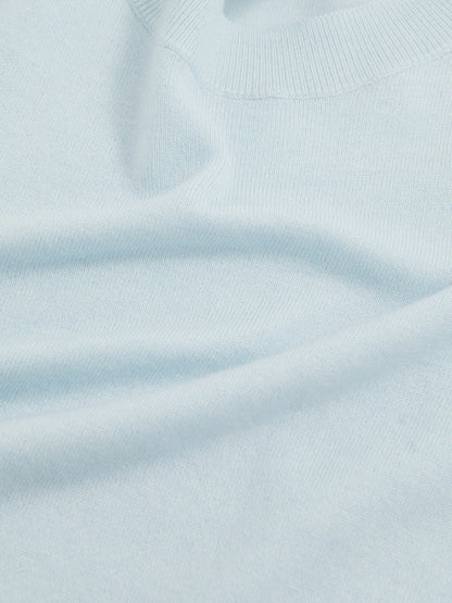 Merino Wool Crew-Neck Jumper in Blue Women | Reiss