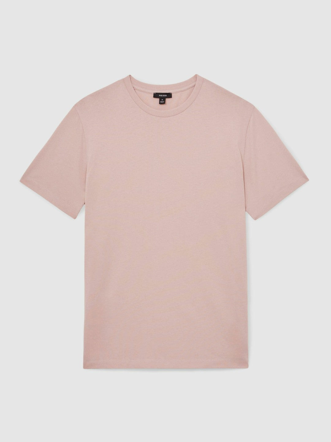 Cotton Crew Neck T-Shirt in Soft Pink Men | Reiss
