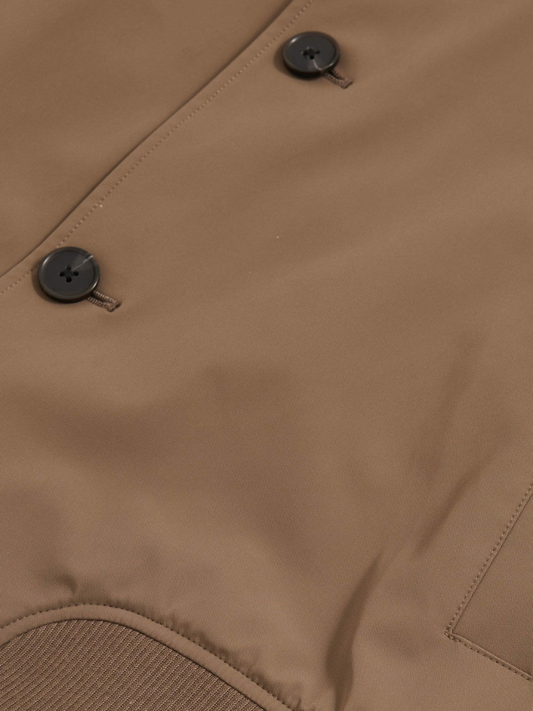 Technical Button Through Jacket in Chestnut Brown Men | Reiss