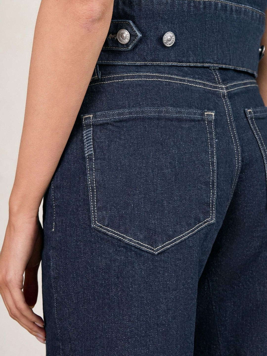 Paige Denim Bermuda Shorts in Navy Women | Reiss