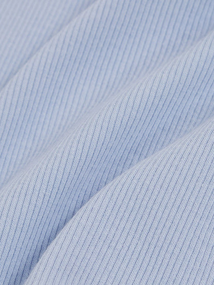 3-9 yrs Stretch-Cotton Ribbed Vest in Blue Children & Baby | Reiss