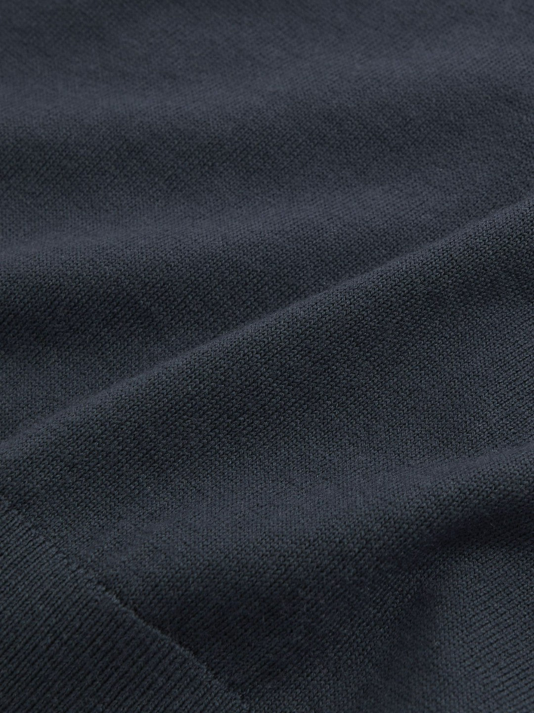 Merino Wool Drawstring Hoodie in Midnight Navy Men | Reiss