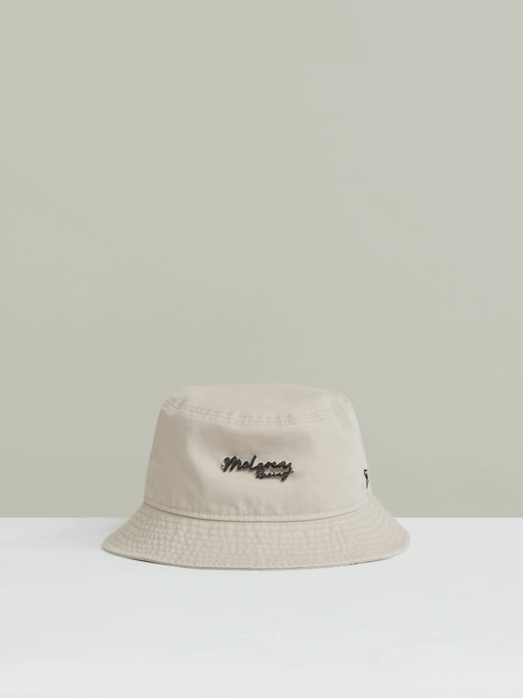 Unisex Fit McLaren Racing Cotton Bucket Hat in Stone Men | Reiss
