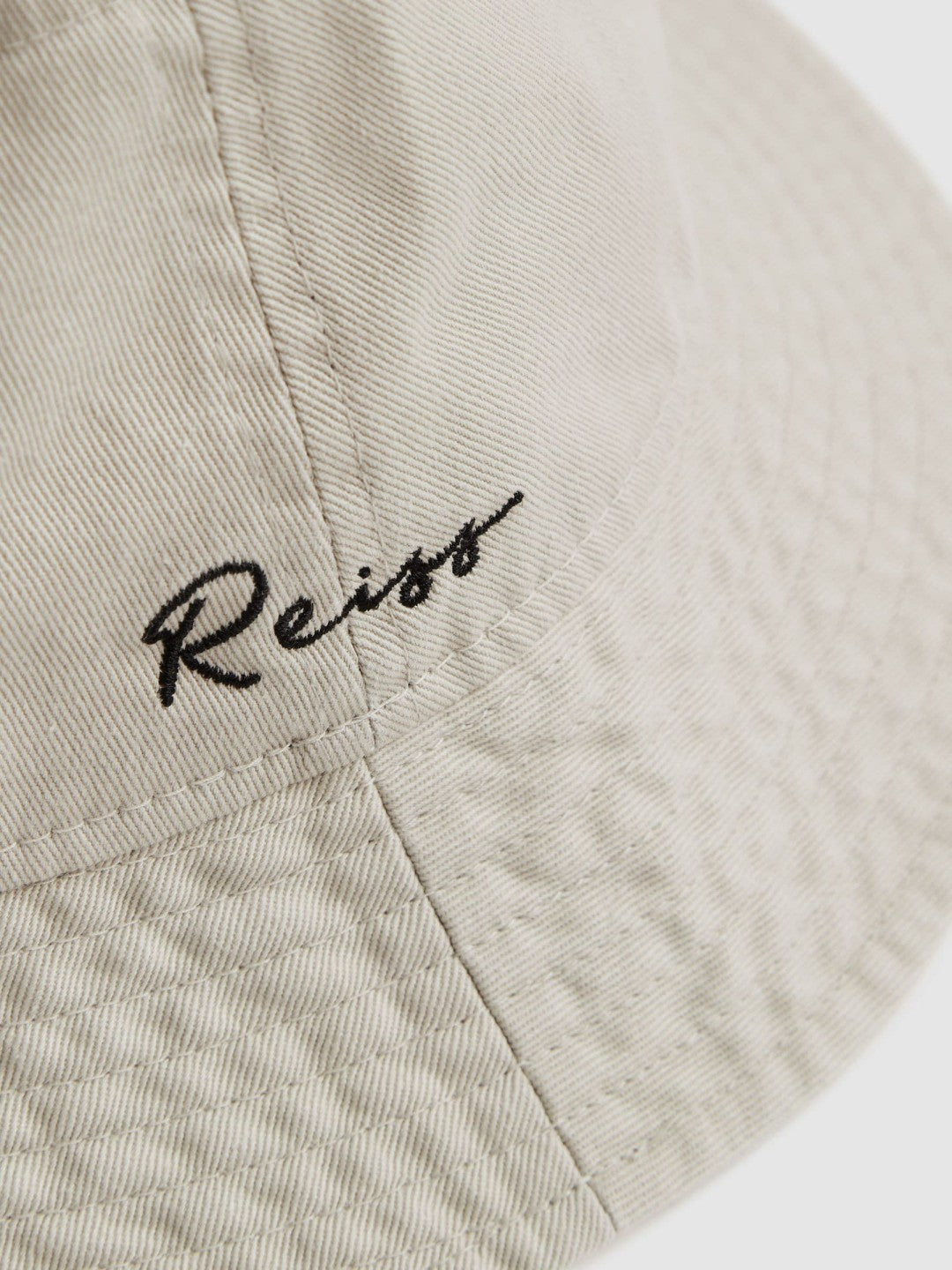 Unisex Fit McLaren Racing Cotton Bucket Hat in Stone Men | Reiss