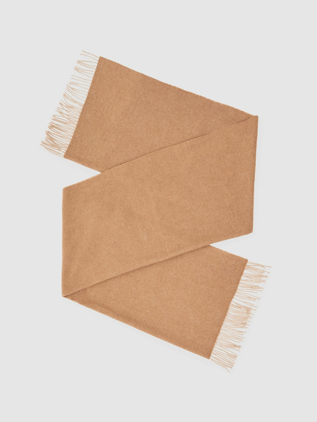 Wool-Cashmere Scarf in Taupe Women | Reiss