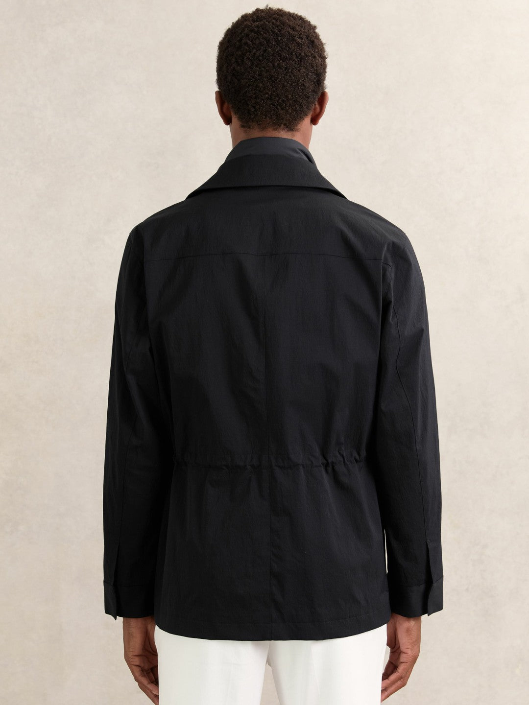Removable-Gilet Safari Jacket in Navy Men | Reiss