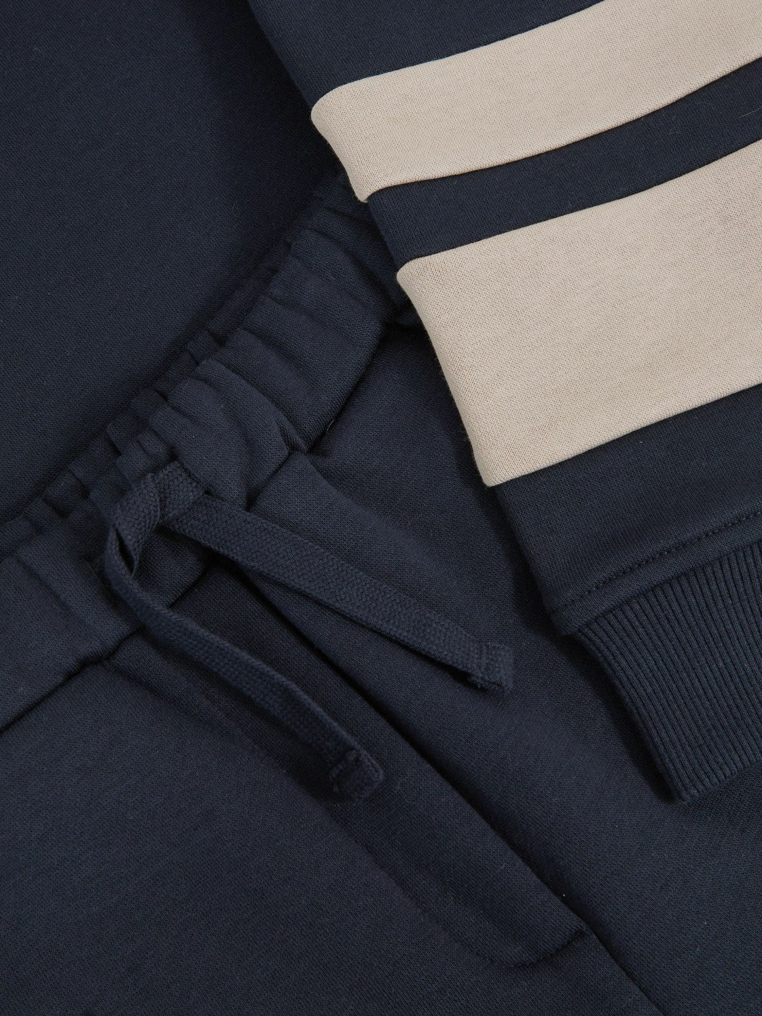 Cotton-Blend Joggers and Hoodie Set in Navy Children & Baby | Reiss