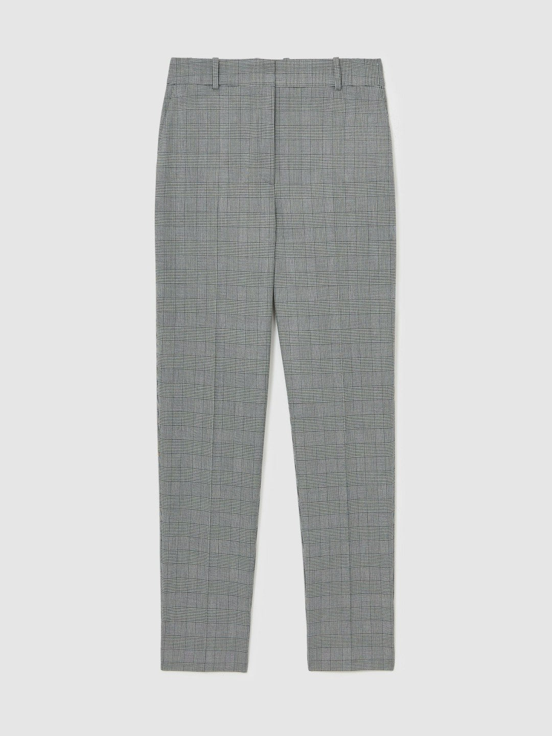 Check Slim-Fit Suit Trousers in Grey Women | Reiss