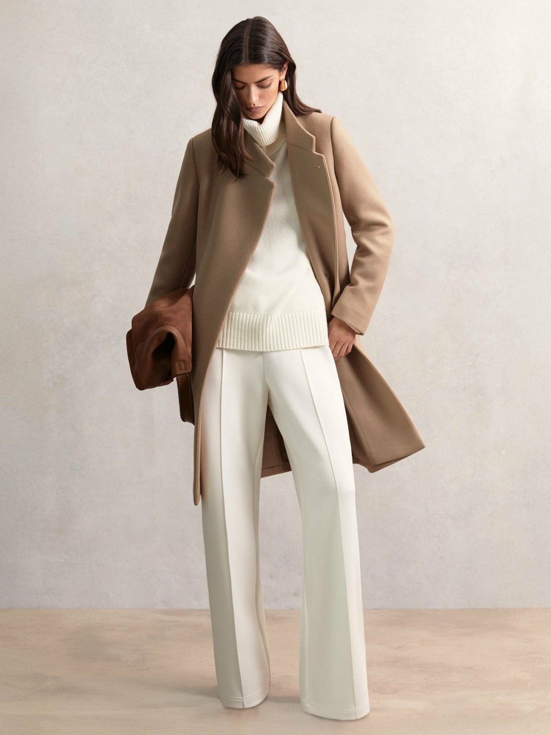 Coat in Camel Women | Reiss