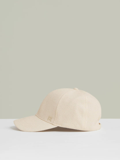 Waffle-Knit Baseball Cap in Neutral Women | Reiss