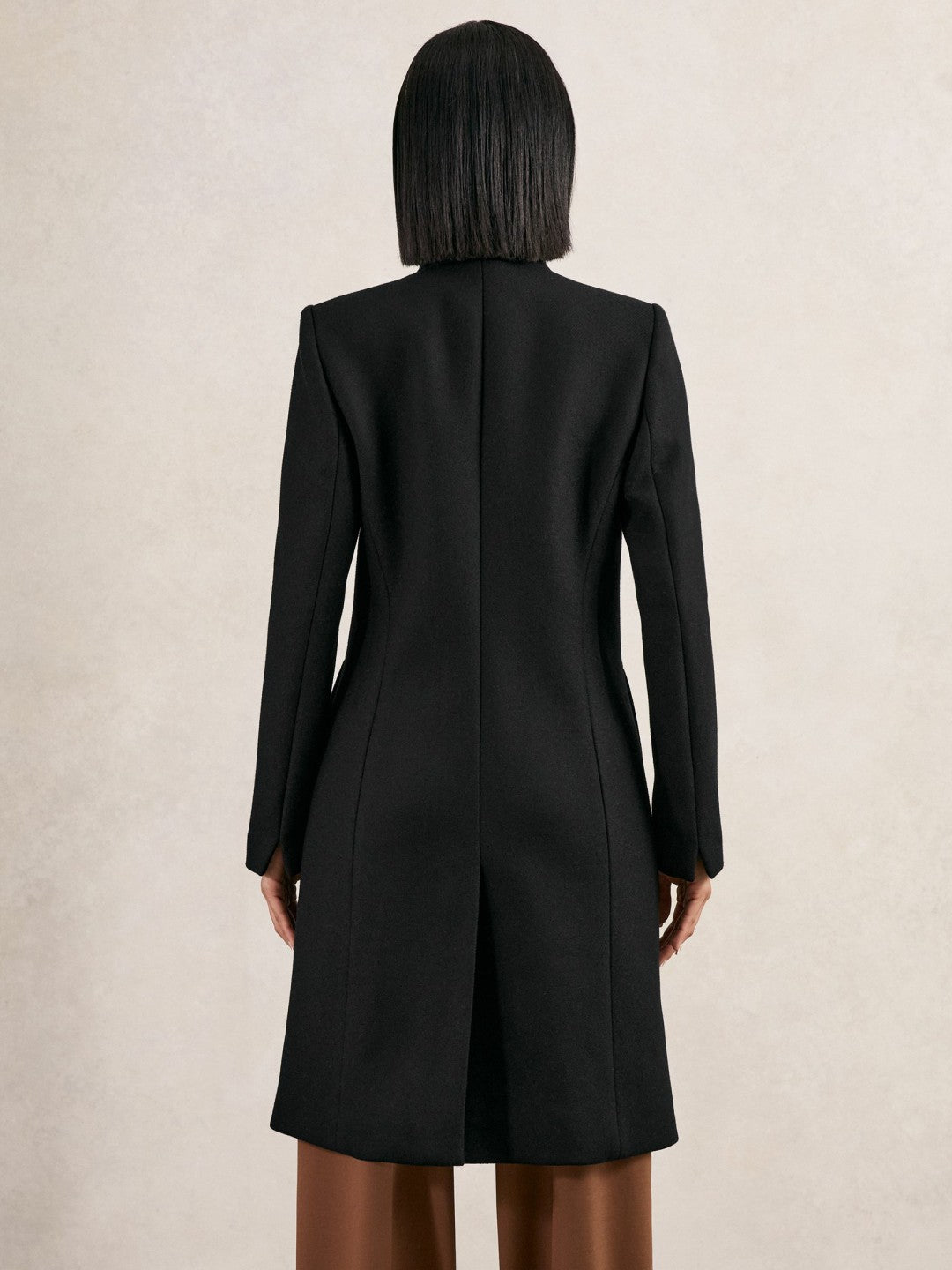 Petite Coat in Black Women | Reiss