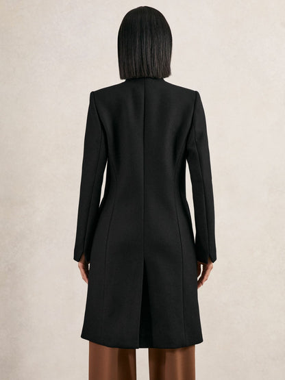 Petite Coat in Black Women | Reiss