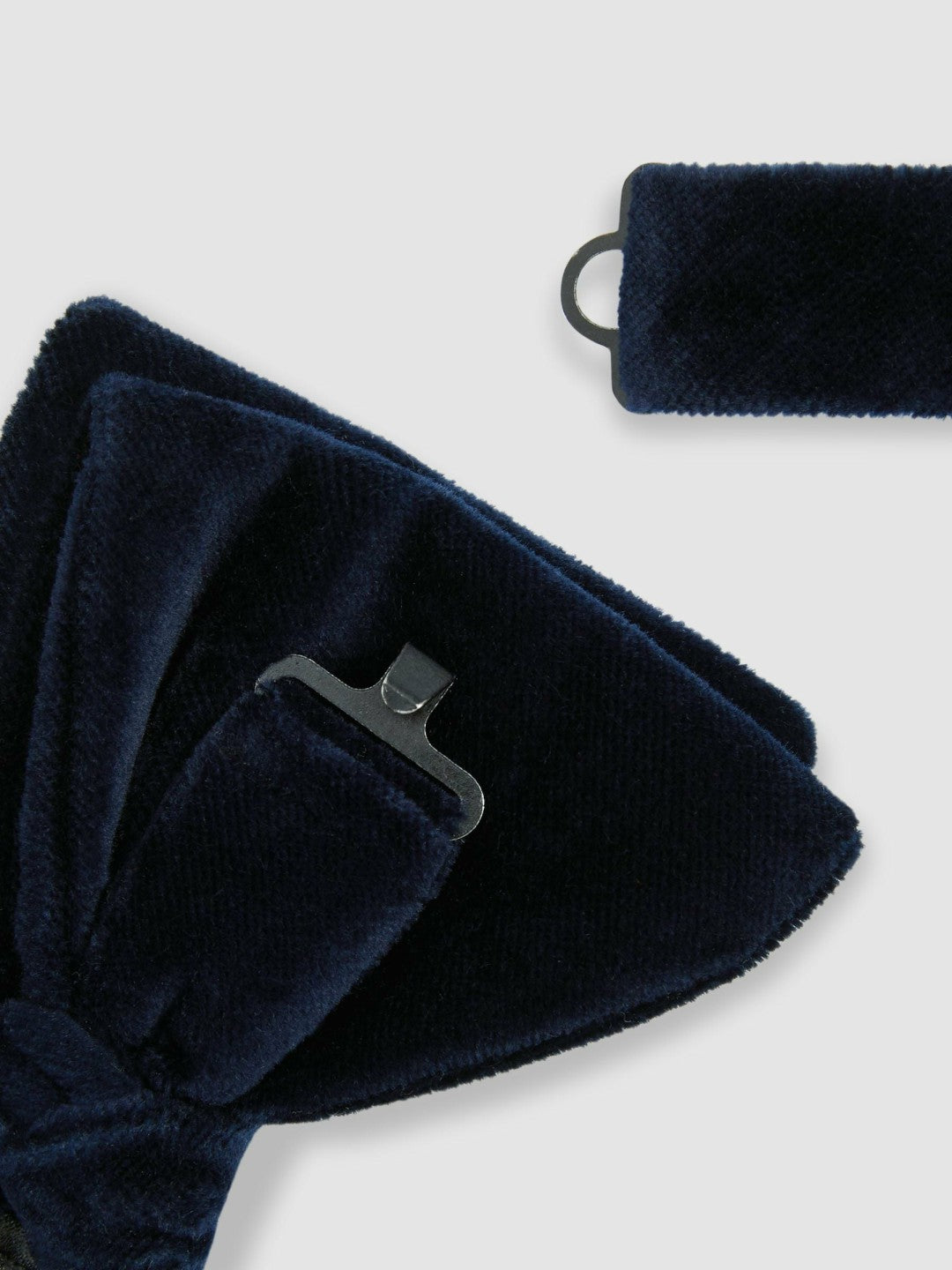 Velvet Bow Tie in Navy Men | Reiss