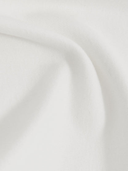 Stretch Cotton V-Neck T-Shirt in White Women | Reiss
