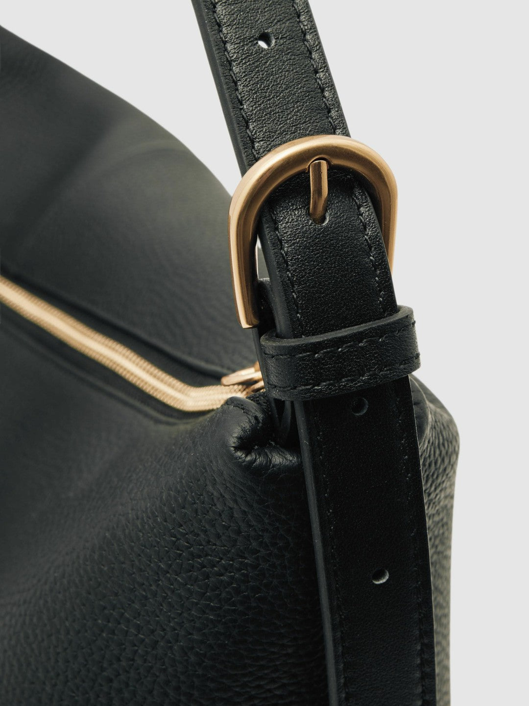 Grained Leather Tote Bag in Black Women | Reiss