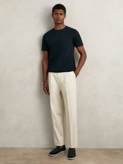 T-Shirts 3 Pack in White/Navy/Dark Sage Green Men | Reiss