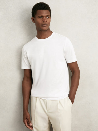 T-Shirts 3 Pack in White/Navy/Dark Sage Green Men | Reiss