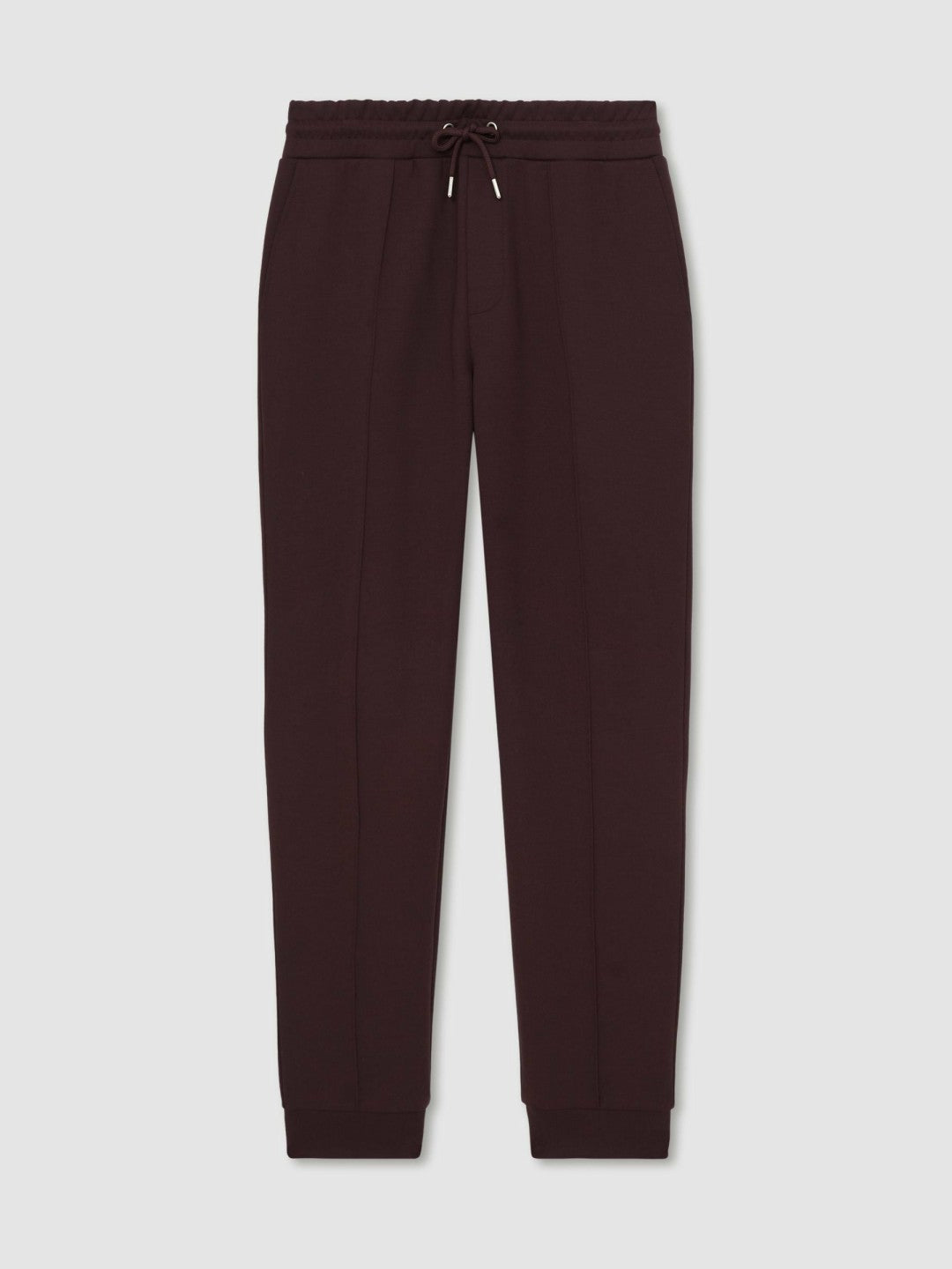 Interlock Drawstring Joggers in Cherry Red Men | Reiss