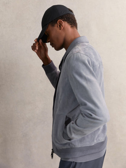 Embroidered Logo Tech Baseball Cap in Navy Men | Reiss